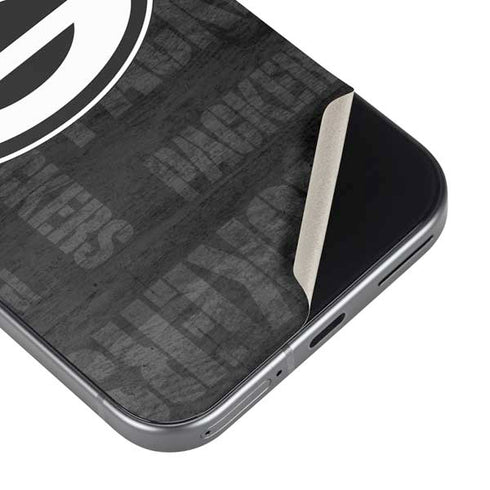 NFL Green Bay Packers Black & White Pixel 9 Pro XL Skin
